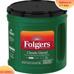 Folgers Ground Classic Decaf Coffee - 25.9oz - Picture 1 of 5
