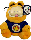 Peluche vintage Garfield « Congratulations You Did It » avec étiquette pattes d'animaux en peluche