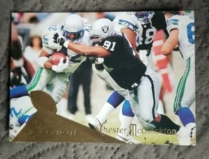 1994 Pinnacle Football Card #228 Chester McGlockton - Los Angeles Raiders - Picture 1 of 2