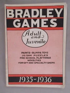 Milton Bradley Toy & Game CATALOG - 1935-1936 ~~ toys & games - Imagen 1 de 7