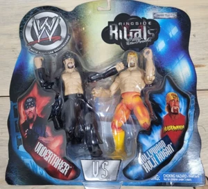 Paquete de dos WWE Ringside Rivals Undertaker vs. Hollywood Hulk Hogan Jakks Pacific - Imagen 1 de 2
