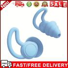 Silicone Ear Plugs Sound Insulation Anti Noise Sleeping Earplugs (Blue)