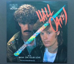 DARYL HALL & JOHN OATES - Method Of Modern Love 7" Vinyl Record 45 VG+ 1984 - Picture 1 of 2