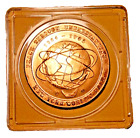 Ny 1964/65 Worlds Fair Peace Medallion 1 3/8"Morleystudio & Case Never Used Mint