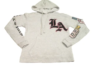 Sudadera con capucha Urban Nation LA Track & Field para mujer XS cordón manga L bolsillo gris - Imagen 1 de 11