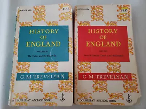Geschichte Englands Band 1 und II G M Trevelyan Anchor Books 1953 - Bild 1 von 9