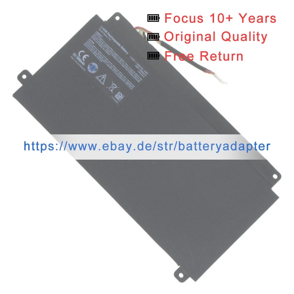 Original new F15 40064155 battery for MEDION Akoya S6426 MD62600 MD61230 - Image 1 of 4