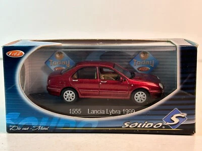 Solido #1555, 1999 Lancia Lybra Sedan, Red - Image 1 of 4