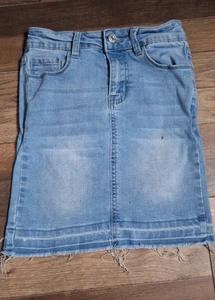 Jade Mckenzie little Girls Size 6 denim Jean modest Skirt - Picture 1 of 4
