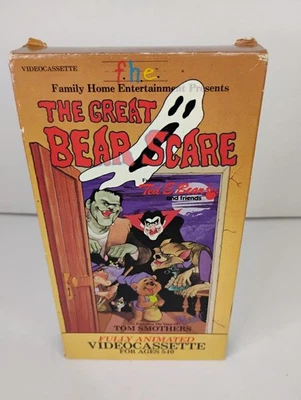 The Great Bear Scare (VHS 1984 FHE) Tom Smothers Ted E. Bear Horror Rare Cult - Image 1 of 4