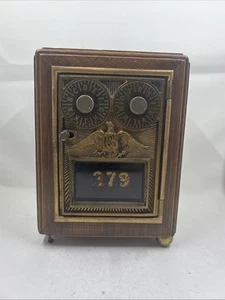 Hucha puerta buzón oficina de correos vintage - Imagen 1 de 8
