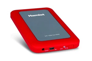 Hamlet BOX PER HDD 2.5IN USB3.0 RED - Bild 1 von 6