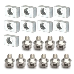 Universal Motorcycle Bike Scooter ATV Battery Terminal Nut & Bolt Kit M6x12mm sk - Picture 1 of 4