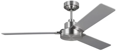 52" Jovie Brushed Steel Indoor/Outdoor Ceiling Fan with Wall Control - Image 1 of 3