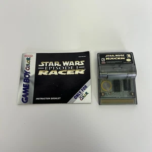 Star Wars: Episode 1: Racer (Nintendo Game Boy Color, 1999) New Battery + Manual - Picture 1 of 2