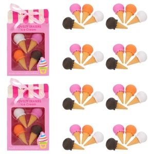 40pcs Ice Cream Erasers for Kids - Food Erasers Classroom Prizes - Mini Kawaii - Picture 1 of 12