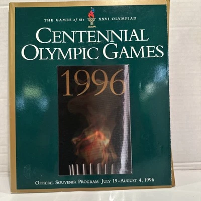 Holograma del Programa Oficial de Souvenir de los Juegos Olímpicos del Centenario XXVI 1996 Foto 1 de 4
