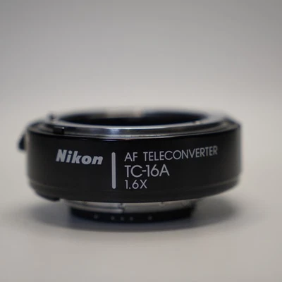 Nikon TC-16A AF Teleconverter 1.6X for F Mount MF Lens to AF – Japan | Exc+ - Image 1 of 4
