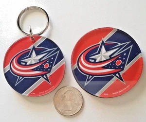 NHL Columbus Blue Jackets Hockey Keychain Key Ring Logo & Magnet ***FREE SHIP*** - Picture 1 of 1