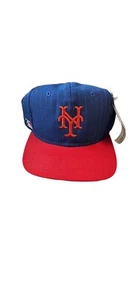 Rare Vintage New York Mets Sports Specialties Pinstripe Two Tone Snapback MLB - Bild 1 von 5