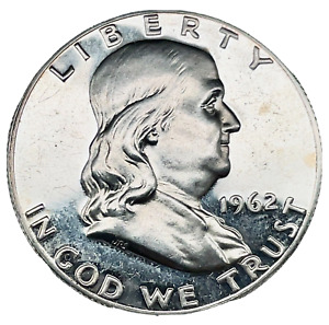 1962 Franklin Half Dollar Gem 90% Silver Proof Coin #3