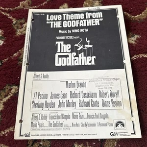 Love Theme from The Godfather Music by Nino Rota 1972 Vintage Sheet Music - Picture 1 of 4