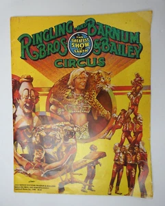 1980 Ringling Brothers Barnum Bailey Circus Program Signed by William Lee Golden - Picture 1 of 11