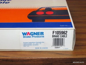 NEW Wagner F105962 Parking Brake Cable, INTERMEDIATE (JESS632 DS1280 BOX3) - Bild 1 von 2
