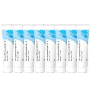 Gel de peróxido de benzoilo Salve Benxop 2,5 % para granos, acné - 20 gX8. - Imagen 1 de 5