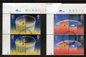 JUEGO DE BLOQUES DE CILINDROS USADOS QEII 1991 EUROPA EN EL ESPACIO - Imagen 1 de 1