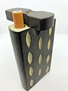 DUGOUT 4" BOX 3” ONE HITTER BAT HIT POCKET BOWL TOBACCO SMOKING PIPE BOWL USA OG - Picture 1 of 12