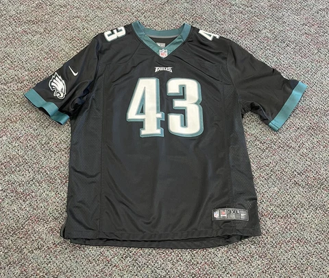 nike philadelphia eagles darren sproles nfl football jersey size 3XL black used Cover