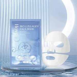 1x Maschera Viso Collagene, Collagene Pellicola Inversa Volume Peel off Maschera - Foto 1 di 13