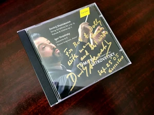Dmitri Sitkovetsky - D. Schostakowitsch I. Strawinsky - signed Autogramm CD - Bild 1 von 4
