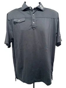 Footjoy Invitational Herren Poloshirt schwarz weiß Größe M - Bild 1 von 4
