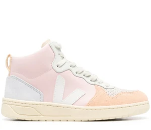 VEJA V-15 LEATHER HIGH-TOP SNEAKERS DAMEN SCHUHE VQ0203142A - Bild 1 von 5