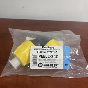 Raccordo a gomito Pro-Poly 3/4" SDR 11 PEEL2-34C Pro-Flex CSST nuovo (4902) nuovo - Foto 1 di 3
