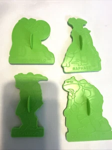 Vintage 1990 Wilton Teenage Mutant Ninja Turtles Ausstechformen 4er Set - Bild 1 von 10