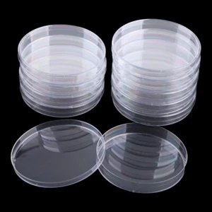 10Pcs/Pack 90 x 15mm Plastic Petri Dishes For LB Plate Yeast - Bild 1 von 8