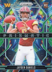 2024 Panini Prizm Jayden Daniels Prizmatic Green Rookie #3 - Bild 1 von 2