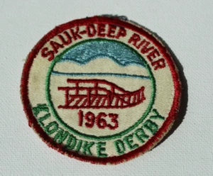 Parche Derby Klondike 1963 Calumet Council Indiana, Sauk-Deep River District - Imagen 1 de 1