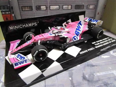 F1 RACING POINT BWT Mercedes RP20 #11 Perez Winner Sakir GP 2020 Minichamps 1:43 - Bild 1 von 4
