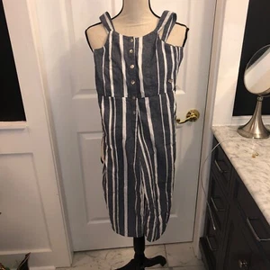 Bebe girls Kids Denim Romper Jumpsuit S - Picture 1 of 6