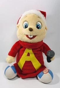 Alvin & the Chipmunks Singing Alvin con Microfono Peluche 9” Peluche Giocattolo - Foto 1 di 8