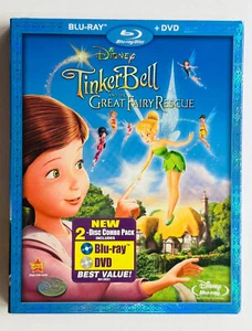 Tinker Bell And The Great Fairy Rescue (BD+DVD) (New Sealed +Sleeve Cover) - Picture 1 of 3