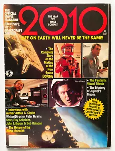 2010 Official Movie Magazine #1 VG/FN 1984 Film SPFX Syd Mead Sci-Fi Set Design - Picture 1 of 20