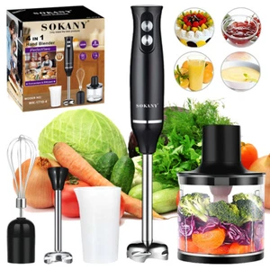 Multifunktional Stabmixer 4-in-1 Elektrische Handmixer Pürierstab Blender Set - Bild 1 von 18