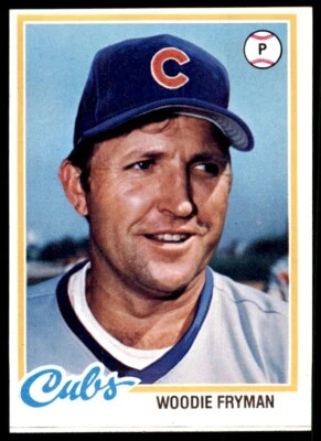 1978 TOPPS WOODIE FRYMAN CHICAGO CUBS #585 (104) - Image 1 of 2