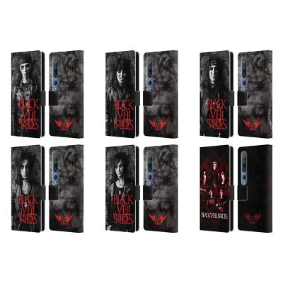 LEDER-BOOK-CASE ORIGINAL SCHWARZ SCHLEIER BRAUTE BANDMITGLIEDER FÜR XIAOMI HANDYS - Bild 1 von 4