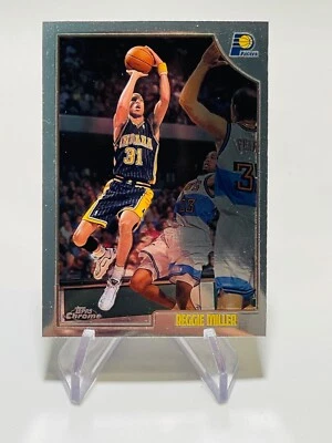 REGGIE MILLER 1998-99 Topps Chrome NBA  Pacers #158 - Image 1 of 2